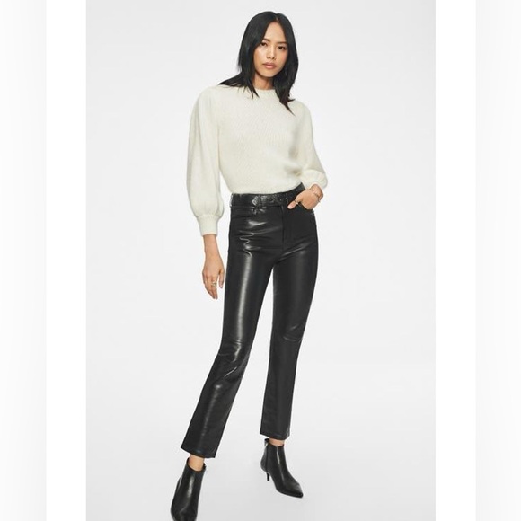 NWT $399 Anine Bing Rosalind Angora & Wool Sweater in White - Picture 6 of 8